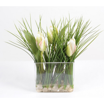 Bouquet de Tulipe Blanc