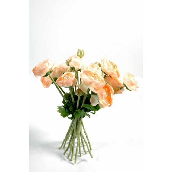Bouquet de Rose Pêche Artificiel