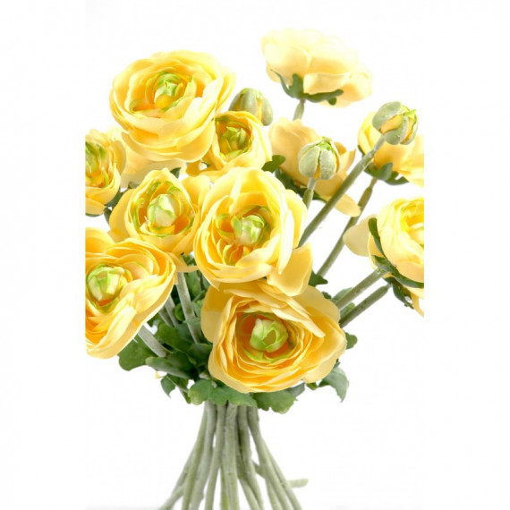 Bouquet de Rose Jaune Artificiel