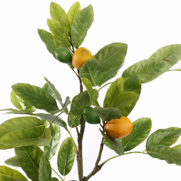 Citronnier 55cm artificiel avec fruits