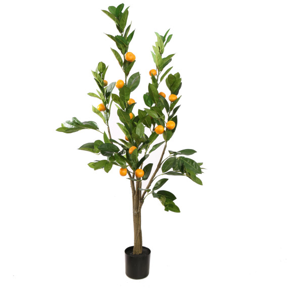 Oranger 120cm artificiel avec fruits