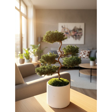 Bonsaï 100% stabilisé pot cylindre